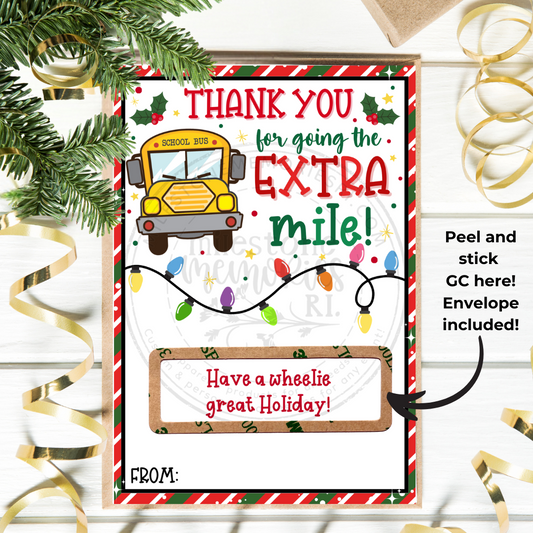 THANKS FOR GOING THE EXTRA MILE CARD (Copy)