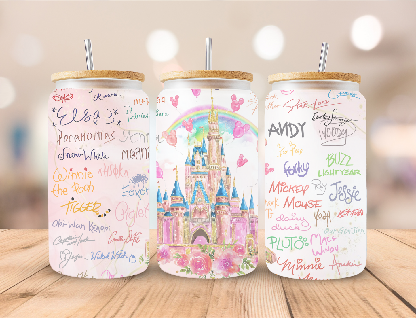 DISNEY SIGNATURES GLASS