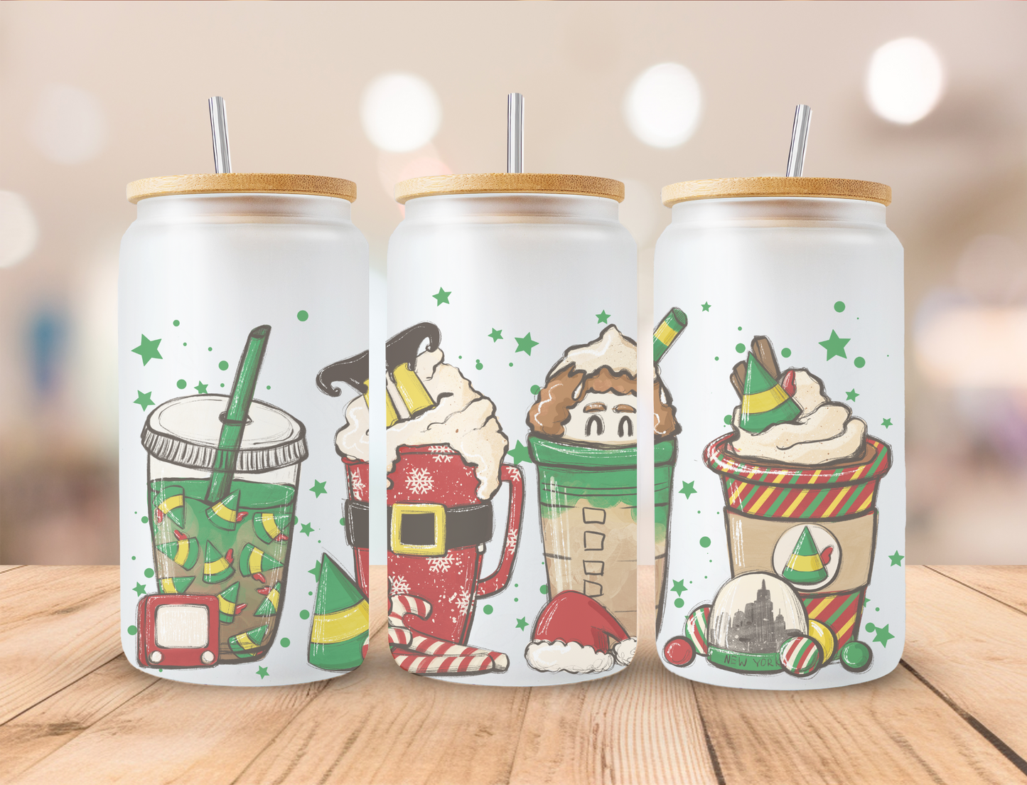 ELFMAS COFFEE'S GLASS