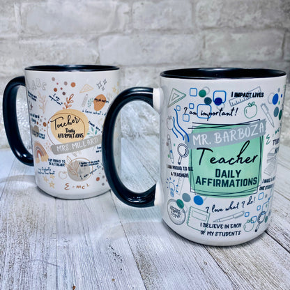 TEATCHER AFFIRMATIONS MUG