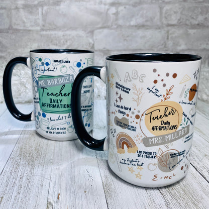 TEATCHER AFFIRMATIONS MUG