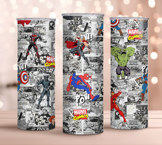 COMIC HEROS TUMBLER