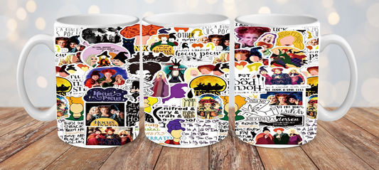 HOCUS POCUS COLLAGE MUG