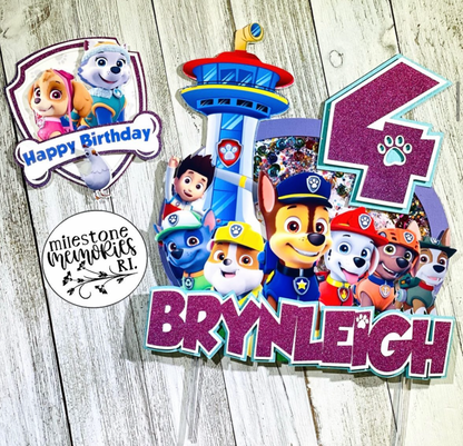 PAW PATROL CAKE TOPPER